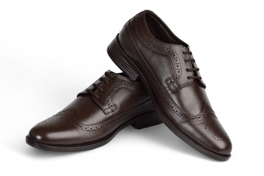 AVERY MEN'S FORMAL DERBY SHOE - CD 77 D BR