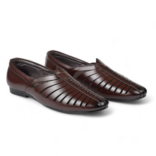 FITZ MEN'S ETHNIC/ FORMAL JUTTI - 058 BR