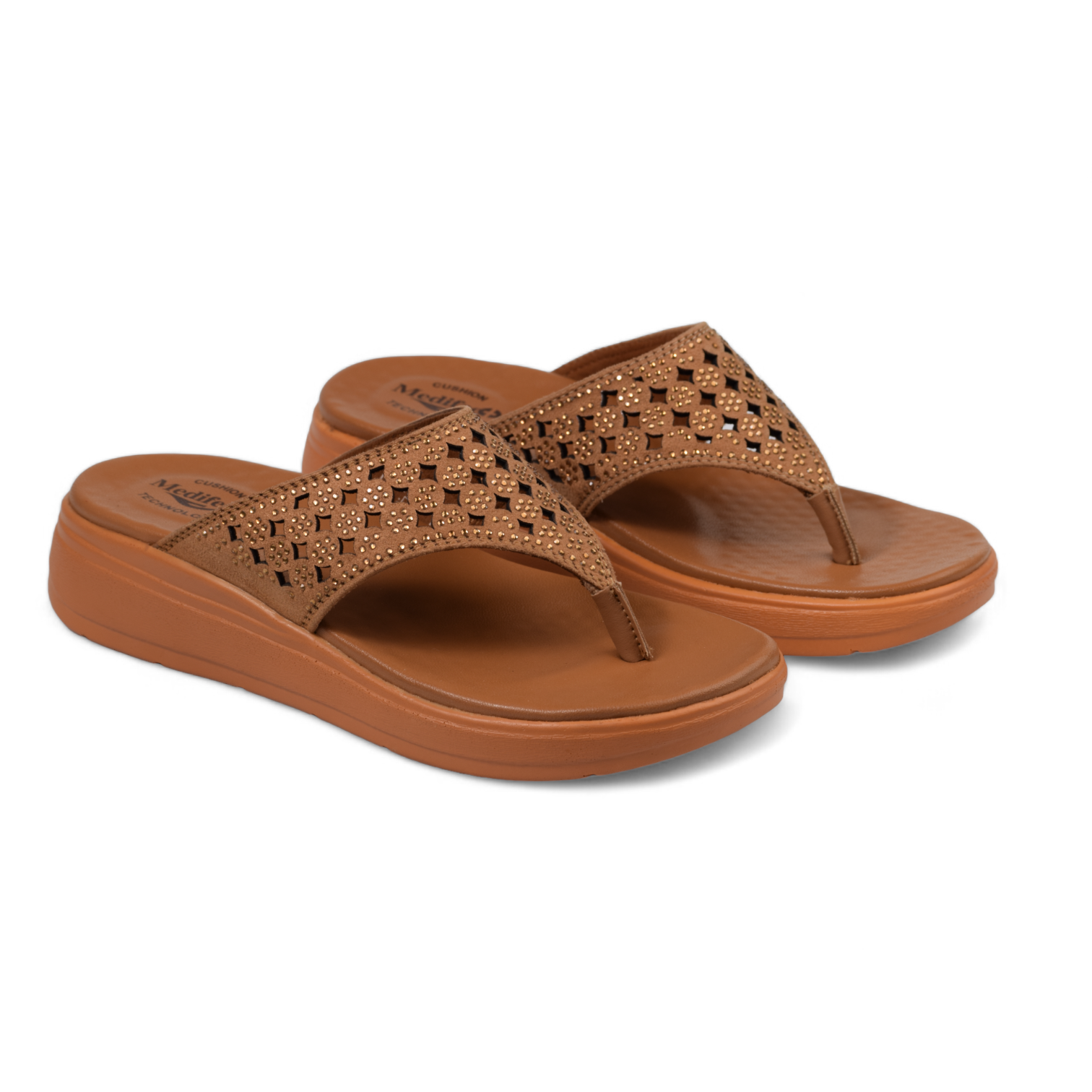 Medifeet V Strap Chappals BROAD V-STRAP SANDALS MEN MediFeet