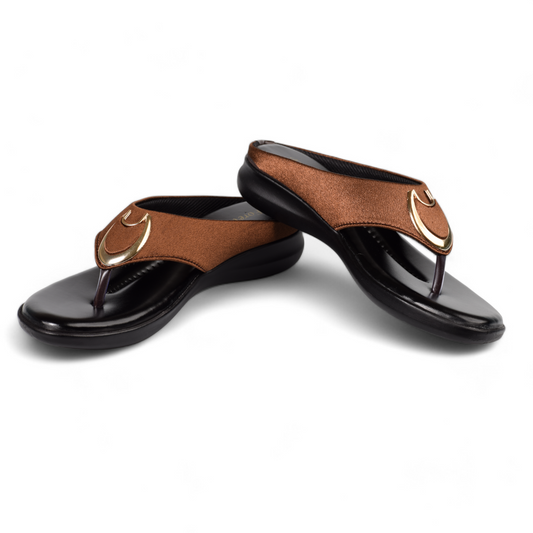 CITY - WOMEN FLAT OFFICE SLIPPER - PL 201 BR