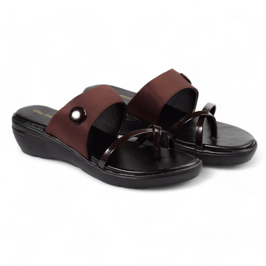 CITY - WOMEN FLAT OFFICE SLIPPER - 822 BR
