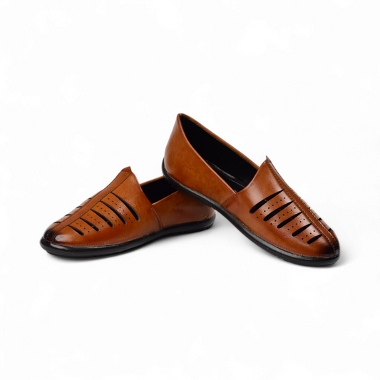 TREE ROOTS - KIDS ETHNIC JUTTI - KZ 61 JUTTI TAN 7X5