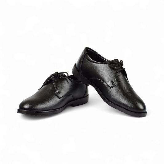 TREE ROOTS - KIDS FORMAL BOAT SHOE - 60 D BK