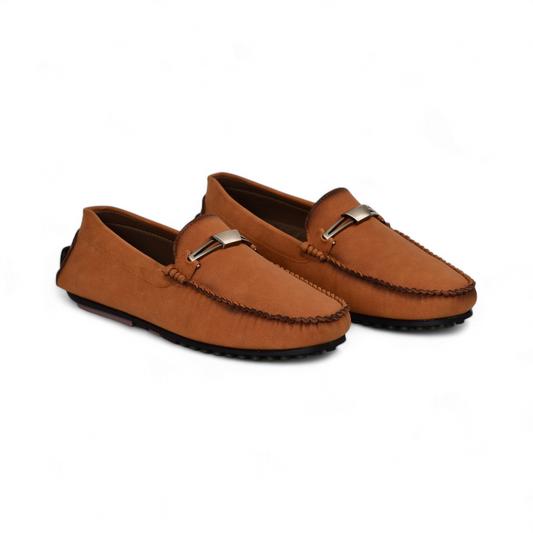AVERY - MENS LOAFER - Driving Shoes-June 22 TAN