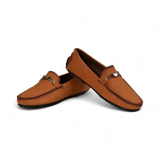 AVERY - MENS LOAFER - Driving Shoes-June 22 TAN