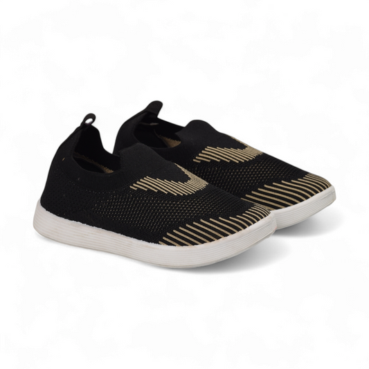 AQUALITE -KIDS SLIP-ON SHOES- SJ 1209 BK M 459