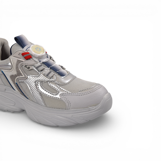 G&D KIDS SNEAKER/SPORTS DIAL LACE SHOES - BOYS/GIRLS (UNISEX) - DRONE L.GREY