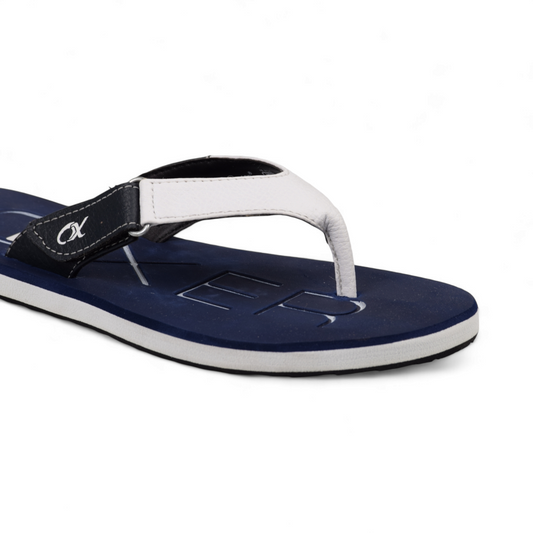 OXER MEN'S SLIPPER/FLIP FLOP - RR 486 BLU WH