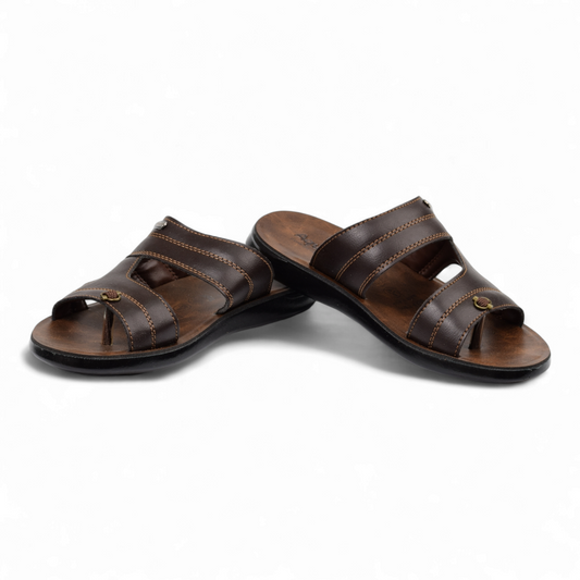 AQUALIGHT MEN'S WATERPROOF OFFICE SLIPPERS - PG 1007 BR