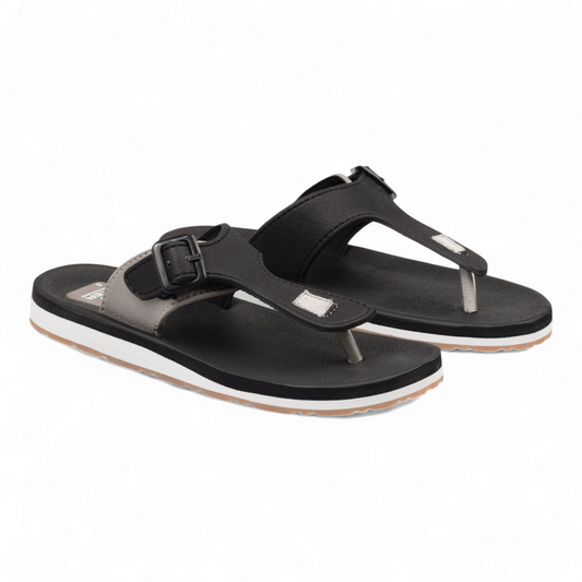 OXER MEN'S SLIPPER/FLIP FLOP - OMEGA 1 BK GRY