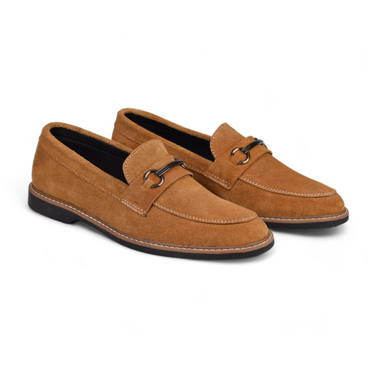 AVERY MEN'S FORMAL MOCCASIN SHOE - OYO 36 M TAN