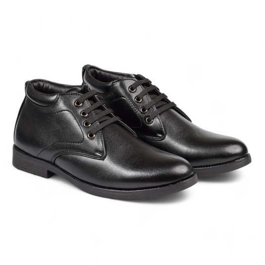 RENZ- MENS FORMAL DERBY SHOE- RC 102 D BK