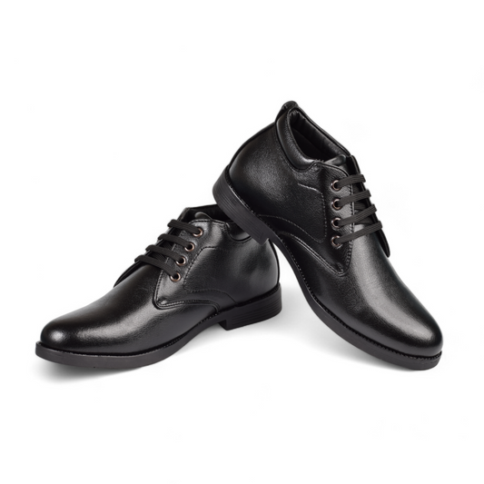 RENZ- MENS FORMAL DERBY SHOE- RC 102 D BK