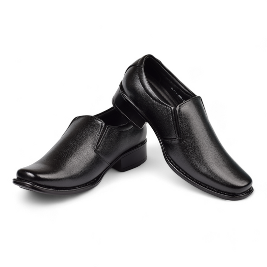 RENZ MENS FORMAL MOCCASIN SHOES - 5010 M BK