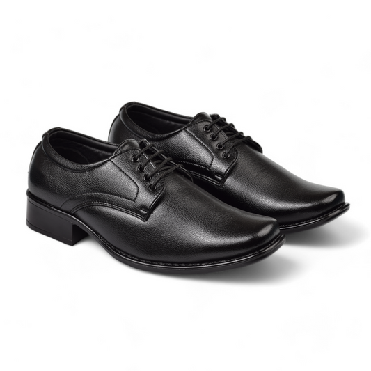 RENZ MENS FORMAL DERBY SHOES - 5020 D BK