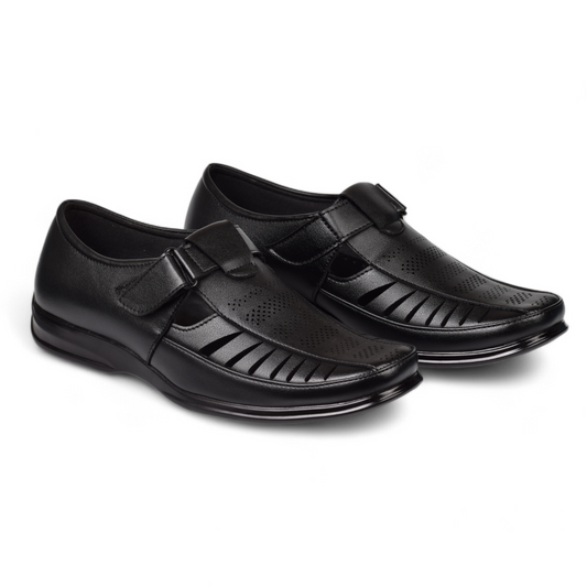 RENZ - MEN'S FORMAL/ETHNIC SANDAL SHOE - 1669 BK