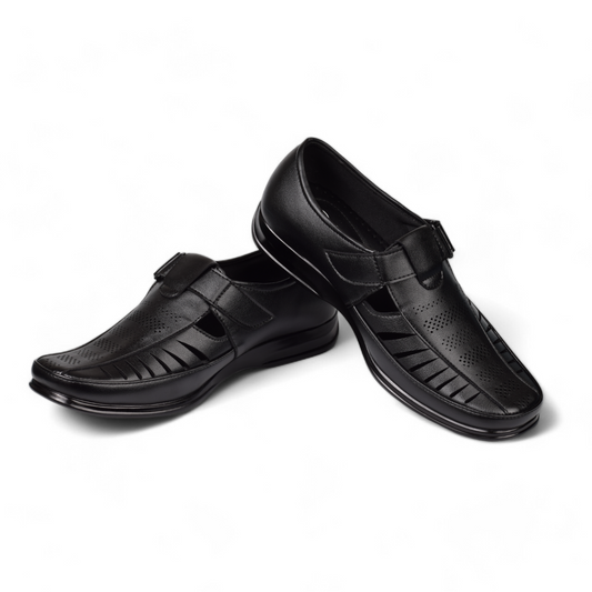 RENZ - MEN'S FORMAL/ETHNIC SANDAL SHOE - 1669 BK