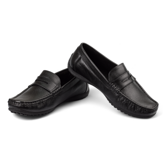 MEDIFEET MEN'S ORTHOPEDIC FORMAL LOAFER SHOE - L1 LO BK