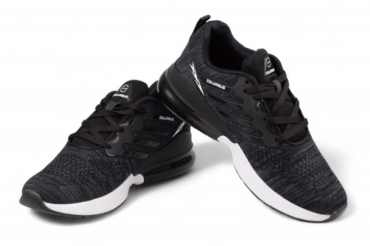 COLUMBUS MEN'S SPORTS SHOE/ SNEAKERS - MOSCO BK GRY