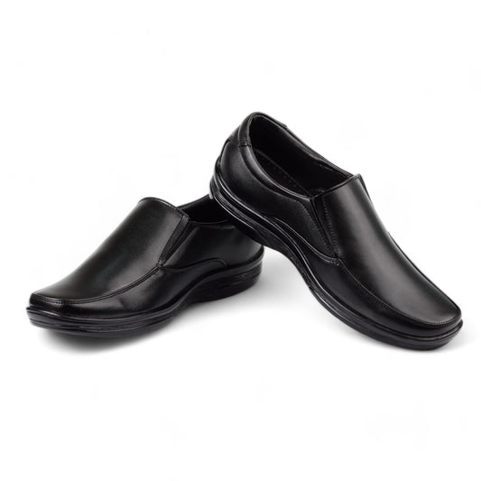 BATA MEN'S FORMALS MOCASSIN SHOE - 821 6505 M BK
