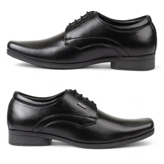 BATA MEN'S FORMALS DERBY SHOE - 821 6428 D BK