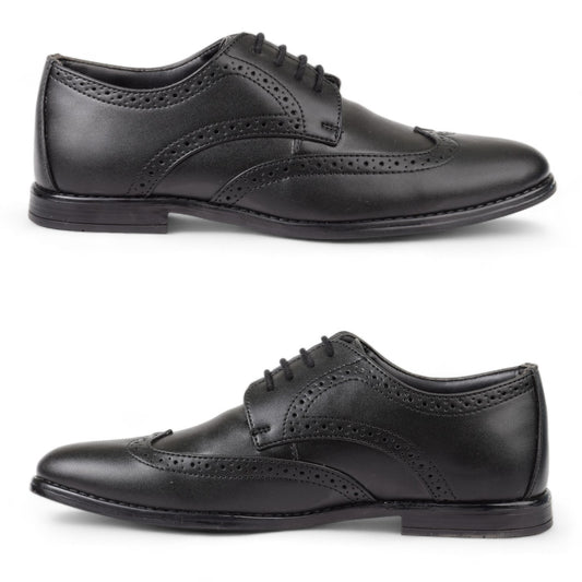 BATA MEN'S BROGUE/DERBY FORMAL SHOES- 821 6514 D BK