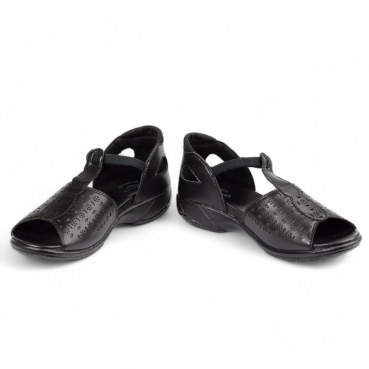 MEDIFEET WOMEN'S ORTHOPEDIC SANDAL - 156 SN BK