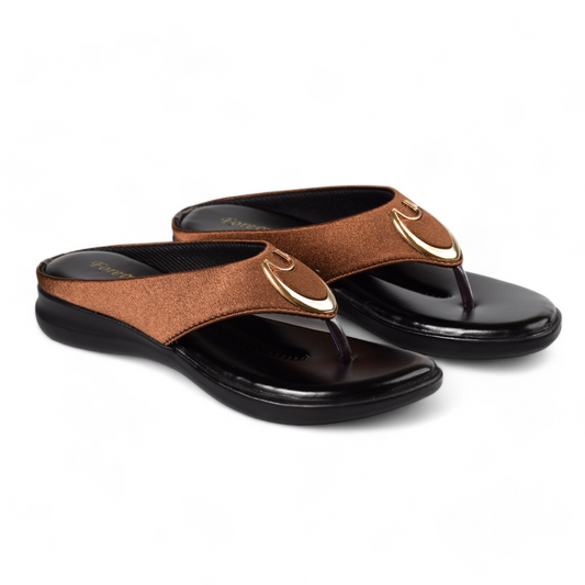 CITY - WOMEN FLAT OFFICE SLIPPER - PL 201 BR