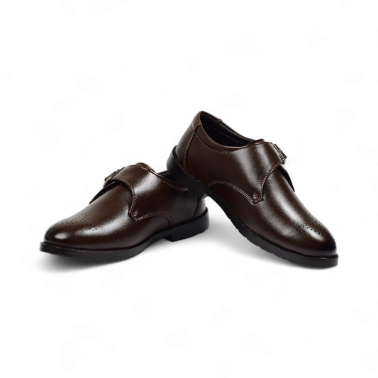 TREE ROOTS - KIDS FORMAL MONK SHOE - KZ 53 BR 7X5
