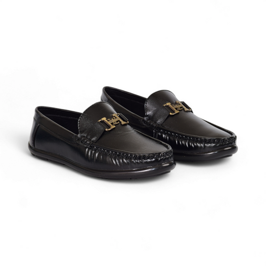 TREE ROOTS - KIDS FORMAL LOAFER - KZ 56 LO BK 7X5