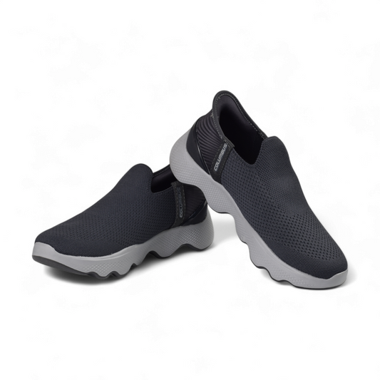 CLB MENS HANDFREE SLIP-ON -ALL DAY WALKING SHOE- D.GREY