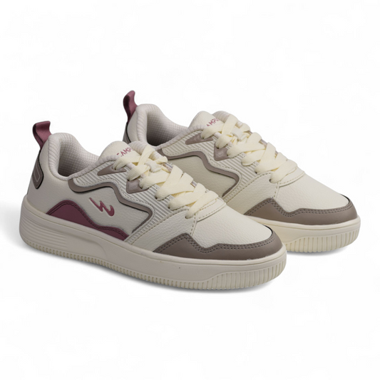 CAMPUS WOMENS LIGHT WEIGHT SNEAKERS - OGL 06 - OFF WHT