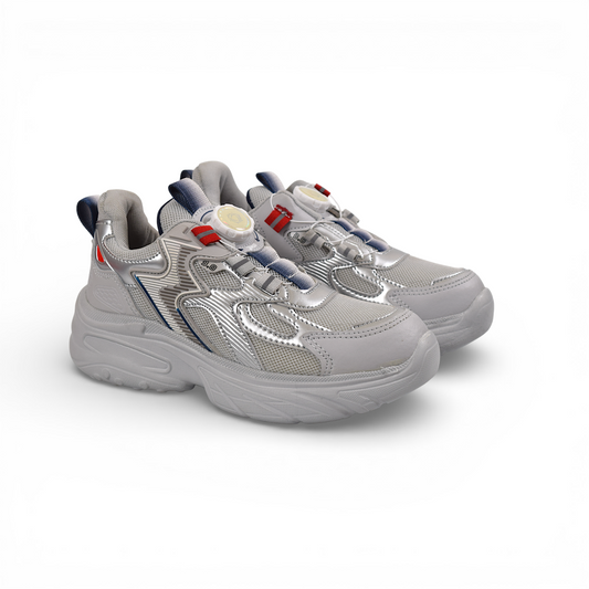 G&D KIDS SNEAKER/SPORTS DIAL LACE SHOES - BOYS/GIRLS (UNISEX) - DRONE L.GREY