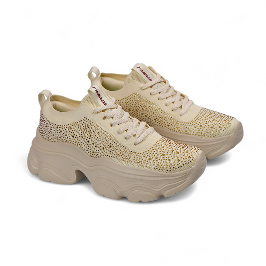 ABROS FLORIN- WOMEN CHGUNKY HEEL SNEAKER/ SPORTS SHOE