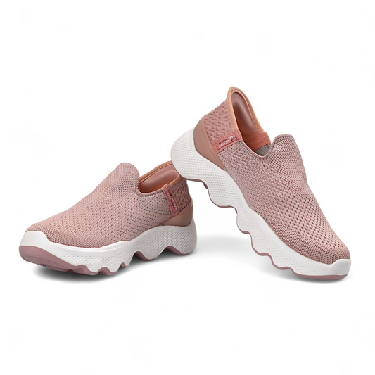 COLUMBUS WOMEN'S HANDS FREE - PEACH (Slip On Sneakers/ Sports Shoes - With Hand Free Slip In Wearing Technology - Light Weight, Massaging Sole)
