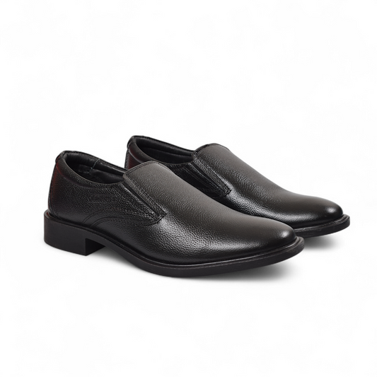 RED CHIEF 2286 – Men’s Formal Plain Slip On Genuine Leather Shoes  (Orthopedic Insole – Lightweight PU Outsole)