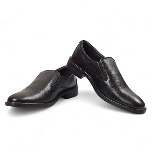 RED CHIEF 2286 – Men’s Formal Plain Slip On Genuine Leather Shoes  (Orthopedic Insole – Lightweight PU Outsole)