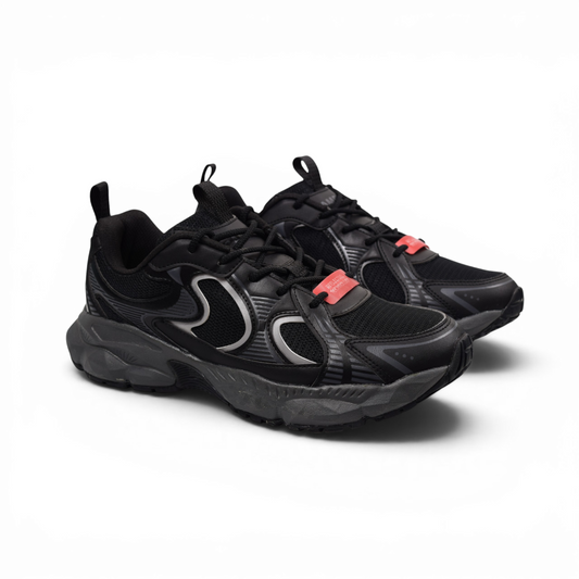 CAMPUS ROVERO - BLACK MENS/UNISEX SPOSRTS SHOES/ SNEAKERS , NON MARKING , ANTI SKID , BADMINTON , TENNIS SHOES