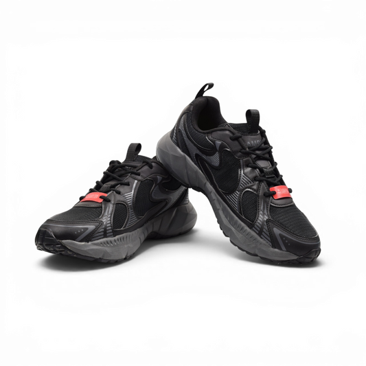 CAMPUS ROVERO - BLACK MENS/UNISEX SPOSRTS SHOES/ SNEAKERS , NON MARKING , ANTI SKID , BADMINTON , TENNIS SHOES