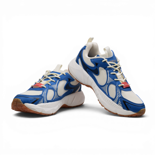 CAMPUS ROVERO - OF WHT BLUE- MENS/UNISEX SPOSRTS SHOES/ SNEAKERS , NON MARKING , ANTI SKID , BADMINTON , TENNIS SHOES (Copy)