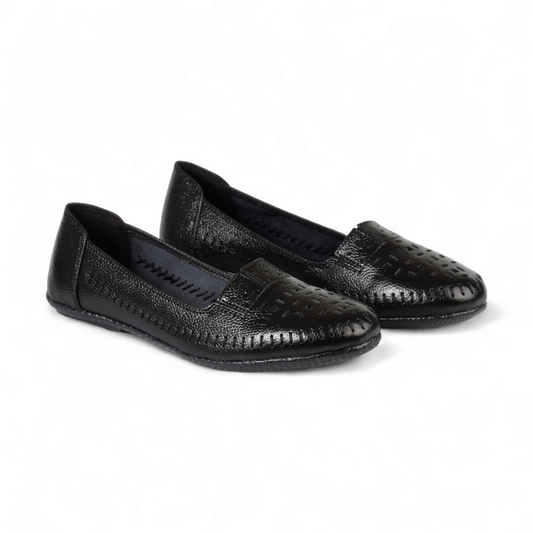FEETER - WOMEN FLAT OFFICE BALLY - 1035 L BAL 1 BK