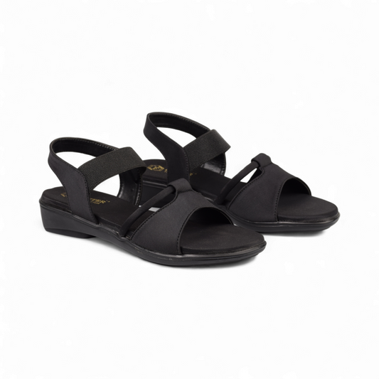 FEETER WOMEN'S FLAT SANDAL - 2515 SN BK