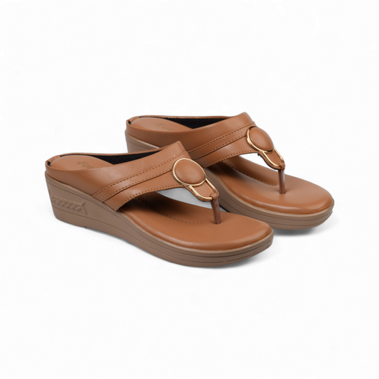 CITY - WOMEN WEDGE HEEL OFFICE SLIPPER - 1607 VS 2 BG
