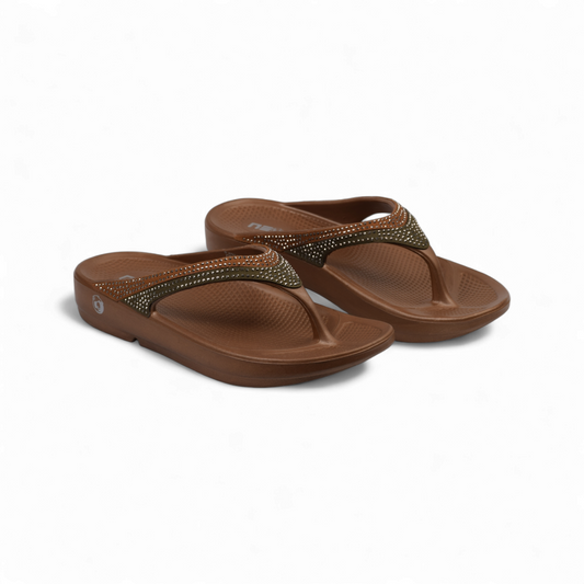 NEOZ WOMEN'S FLIP FLOP - SPARKLE BR