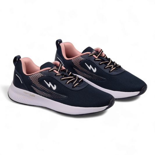 CAMPUS-WOMENS SPORTS SHOES- FIZZ NAVY PEACH