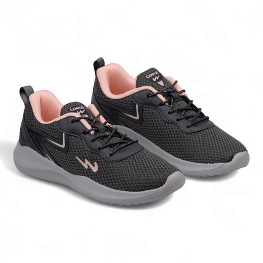 CAMPUS- WOMENS SPORTS SHOES- BARE GRY PEACH