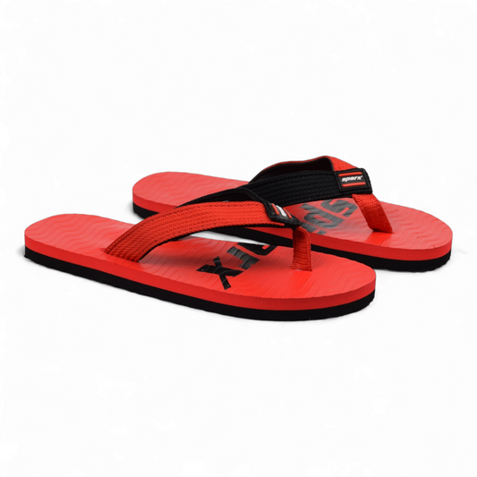 SPARX-MENS FLIP FLOP THONGS- SFU 204 RED